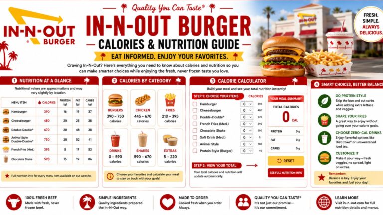 In-N-Out Burger Calories